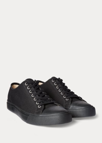 Men's Ralph Lauren Canvas Sneakers | 624897JOY